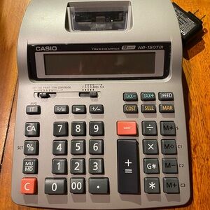 Casio HR-150TM Printing Calculator TESTED AND WORKING